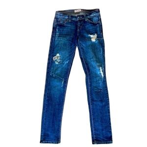 Eunina Jeans U.S.A. Distressed Size 0 Skinny Jeans